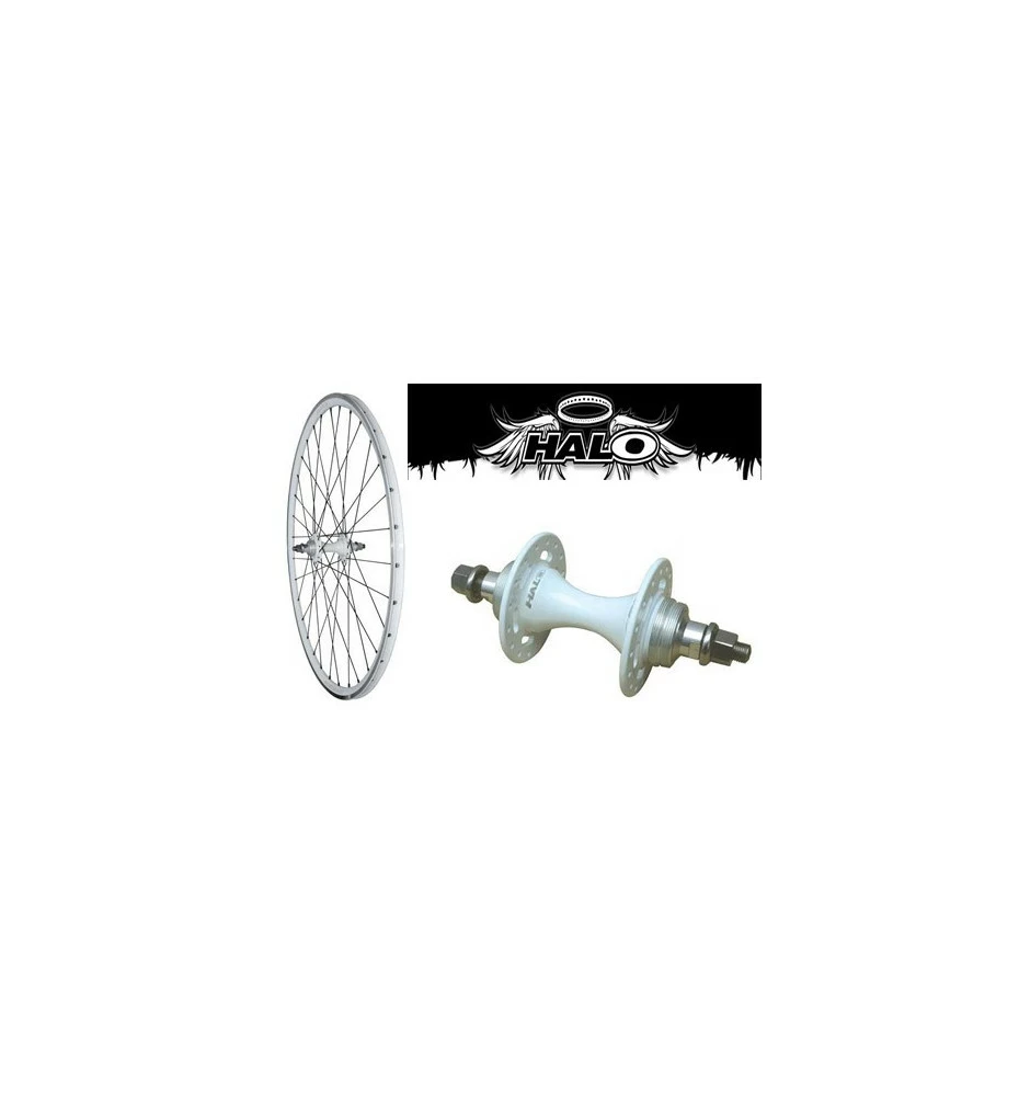 Halo Roue Fixie Aerorage Blanche ArriĂšre